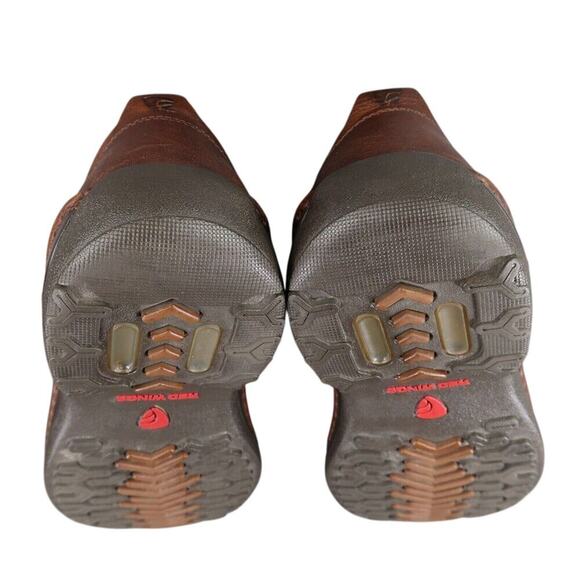 Red Wing Shoes Mens 11 Casual Chukka Derby Moc Leather Brown Comfort Lace Up EE - Picture 12 of 15